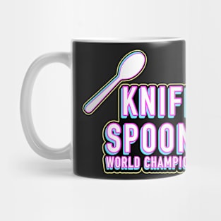 Knifey spooney world championships Australian sport Mug